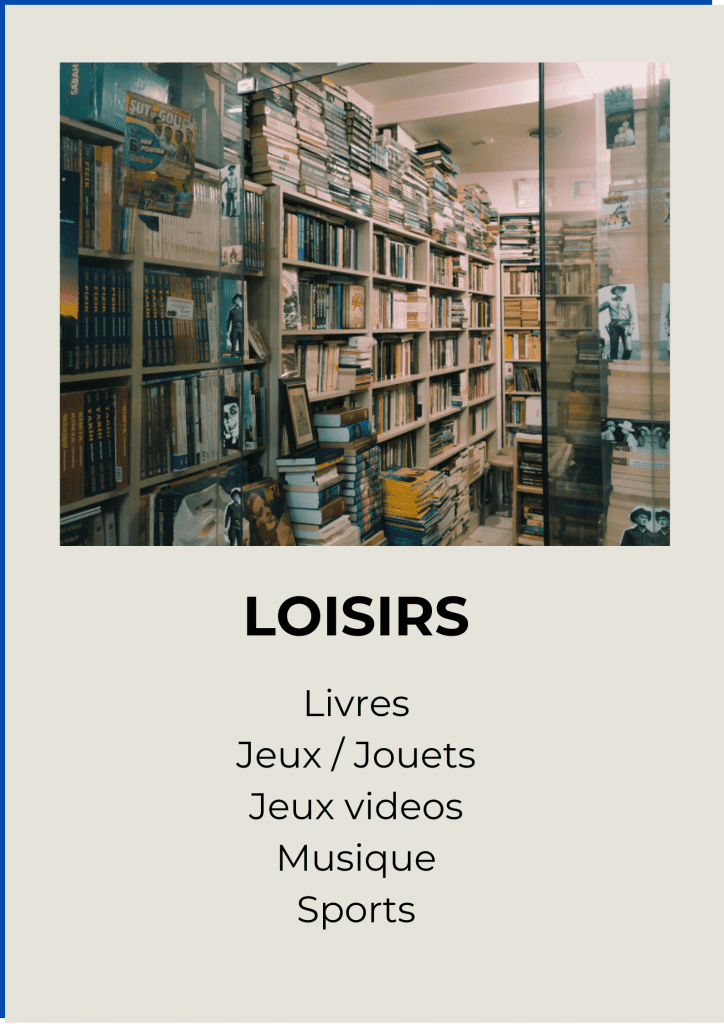 Loisirs Livres Jeux/Jouets Jeux videos Musique Sports