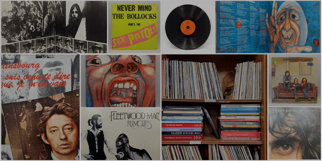 Collage de vinyles